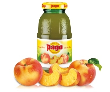 Pago Pfirsich Fruchtsaft 0,2 l Flasche