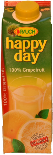 Happy Day Grapefruitsaft 100% Fruchtsaft 1 l Tetra